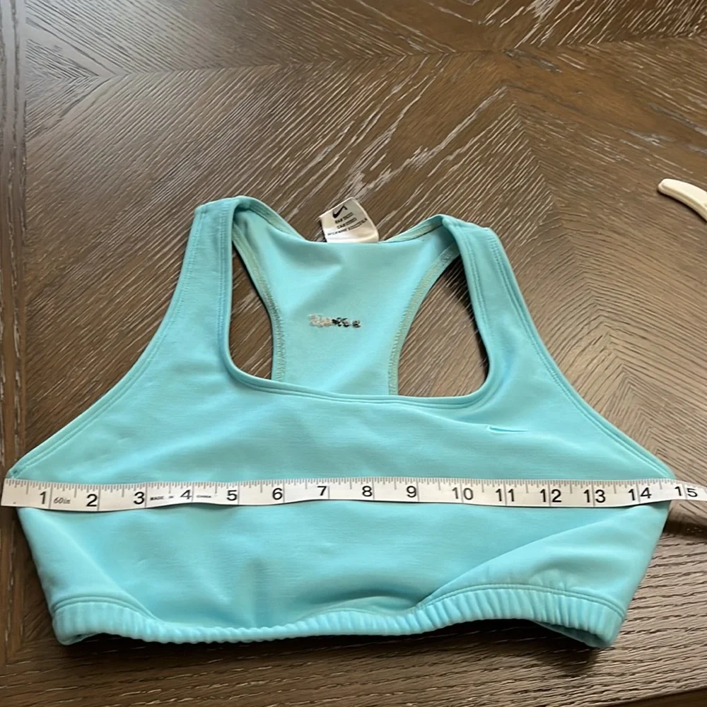 Nike DRI-Fit  turquoise sports bra